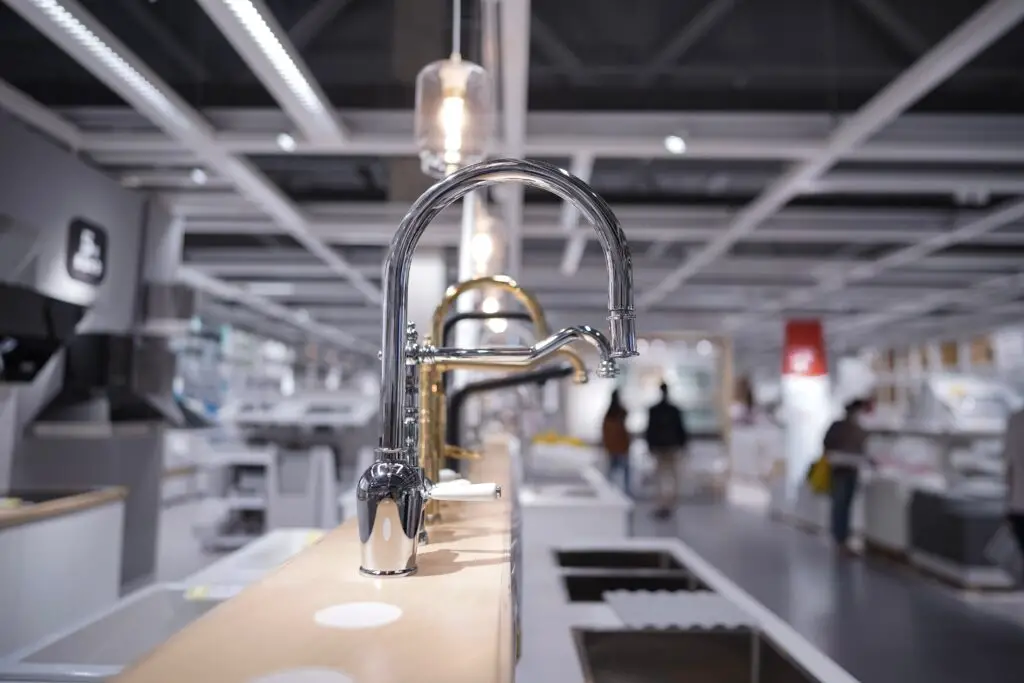 A close up shot of differnt faucets