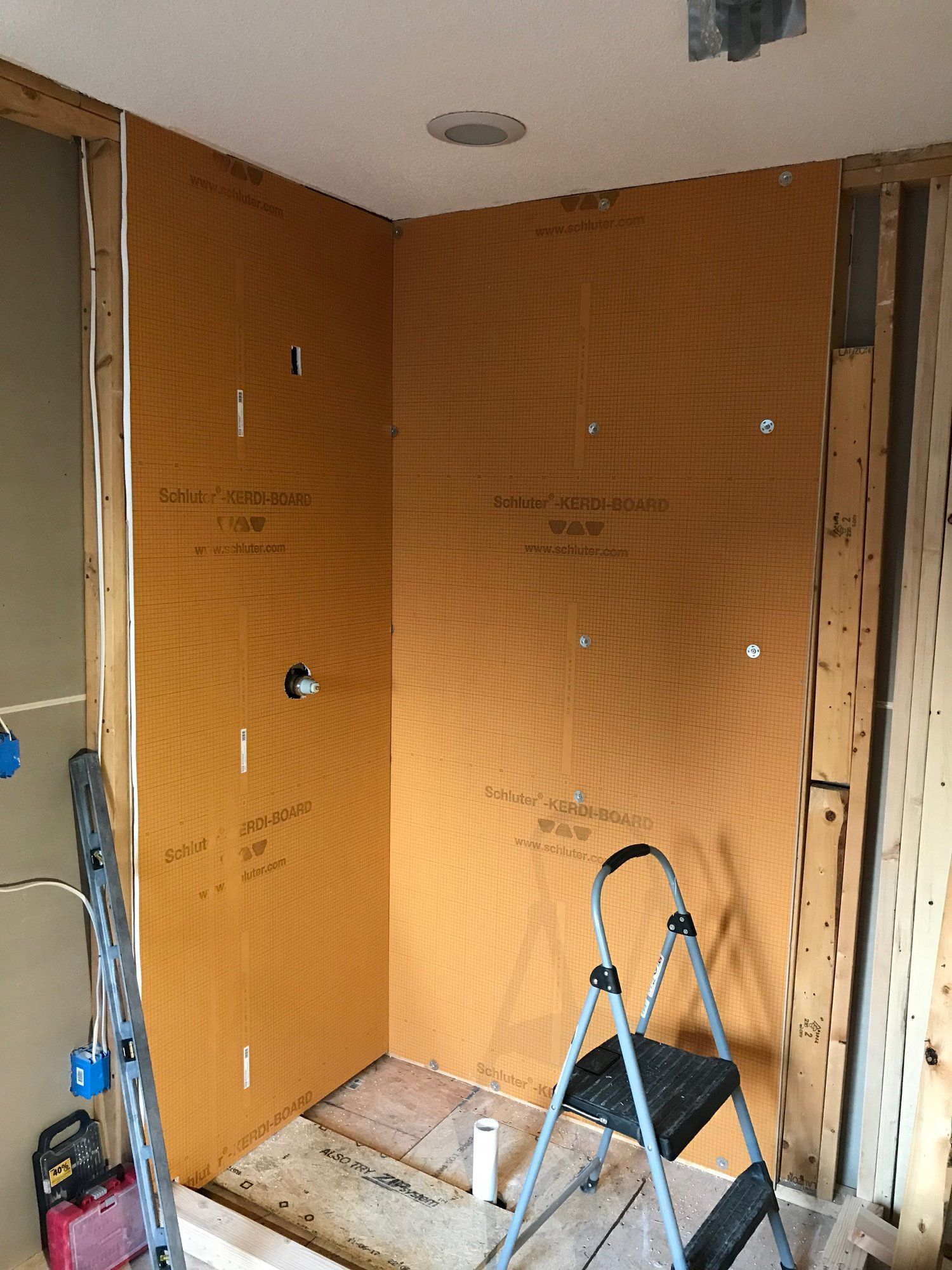 Schluter Shower System Installation