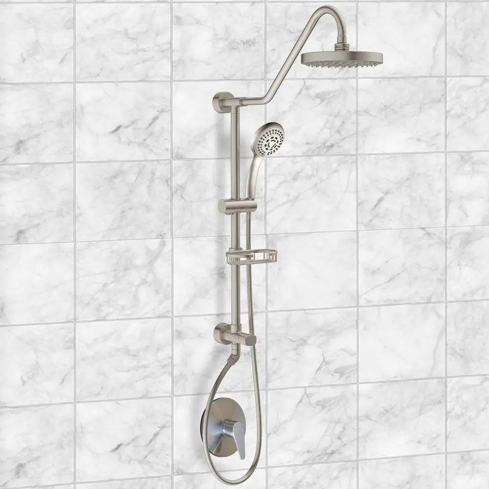 Pulse shower head slide bar