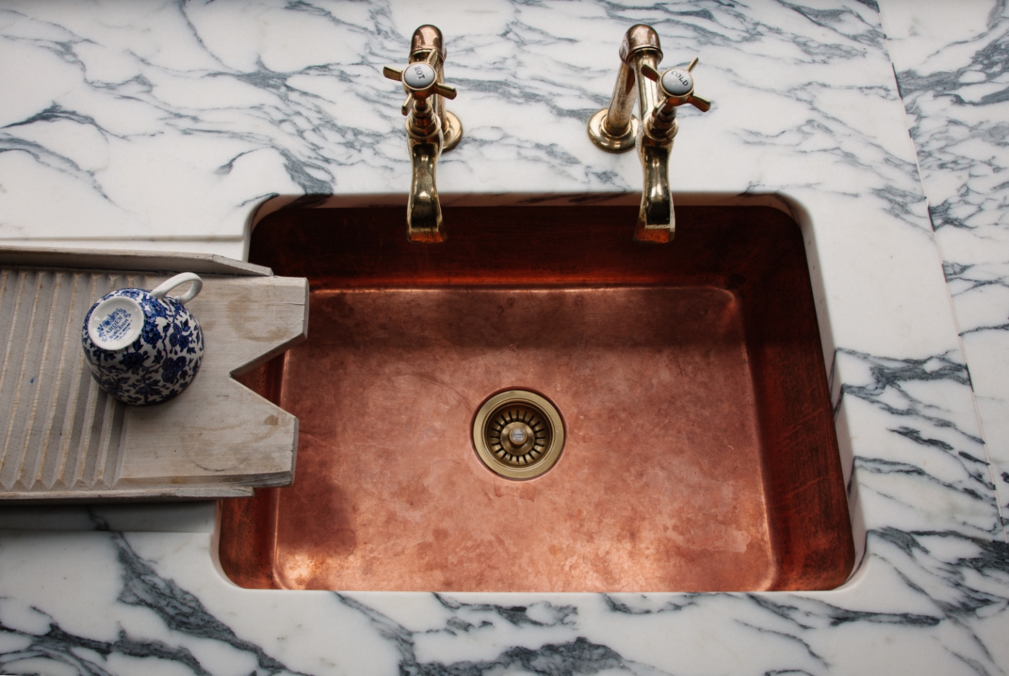 inexpensive copper kitchen sink