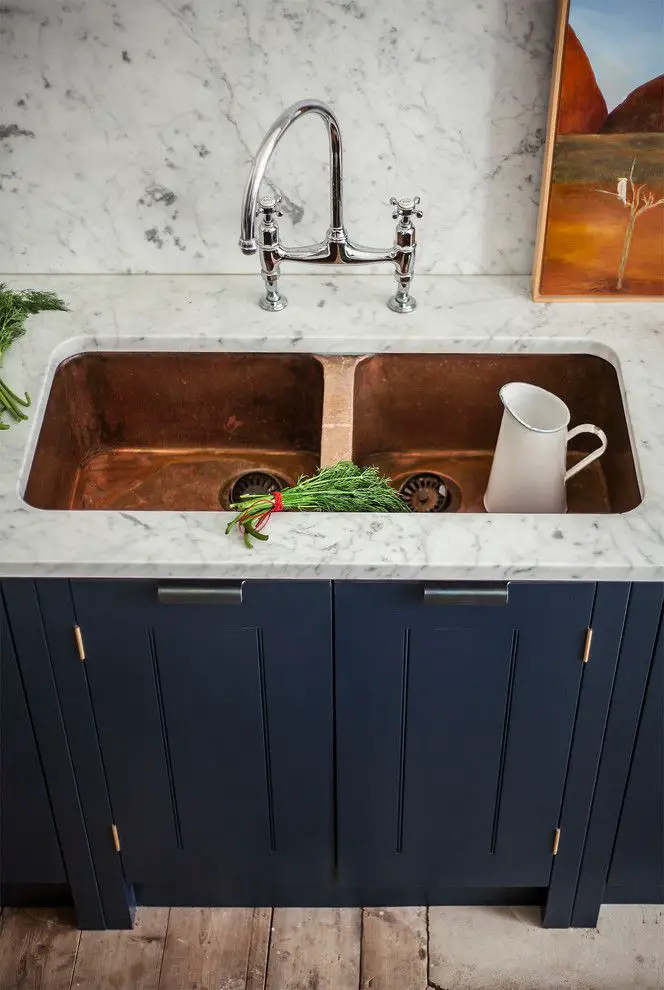 copper sink care