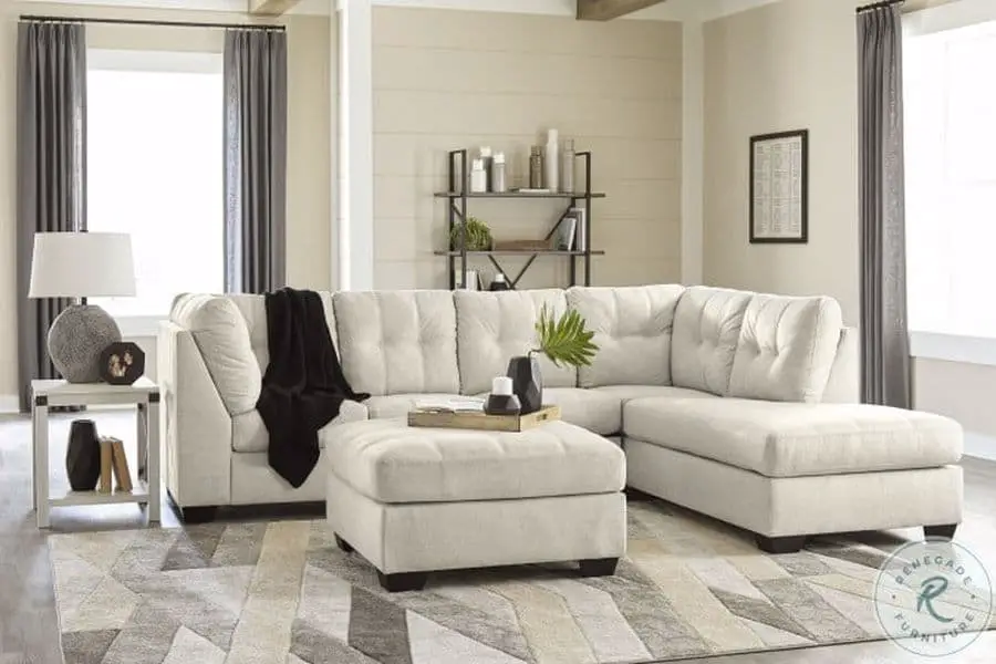Cream colored sofa set