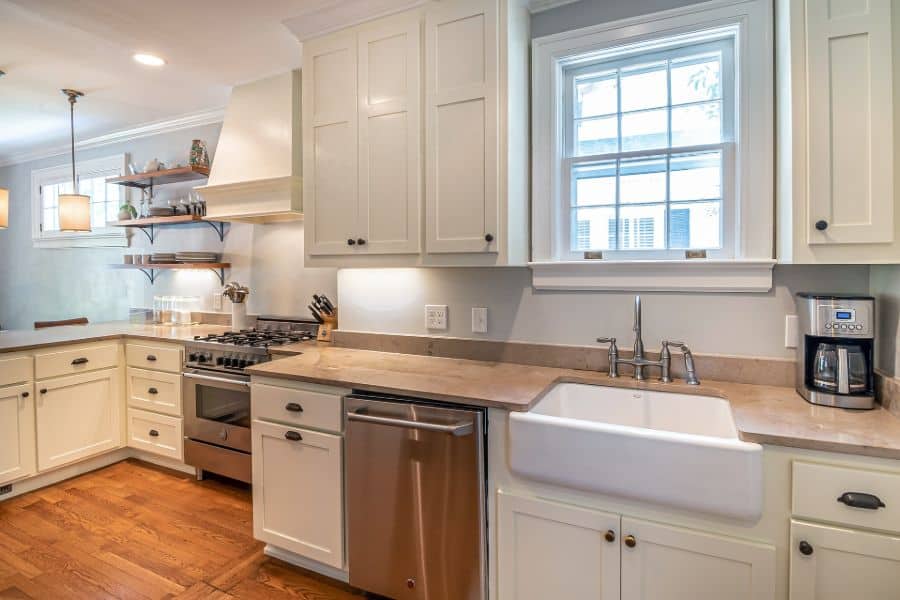 White Timberlake kitchen cabinetry