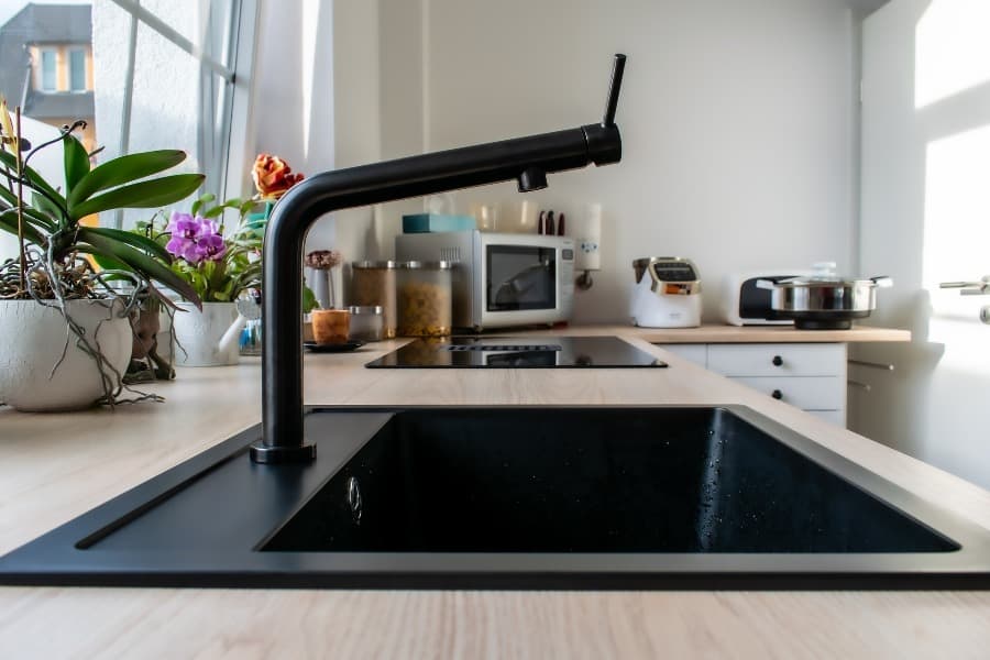 Quartz kitchen sink