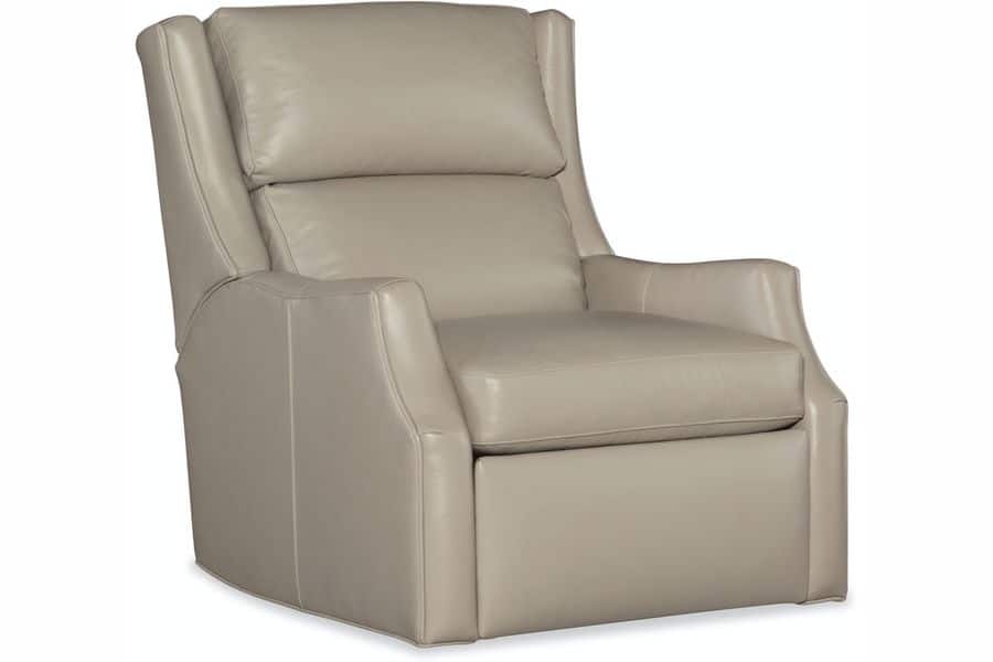 Bradington Young Recliner in creamy leather