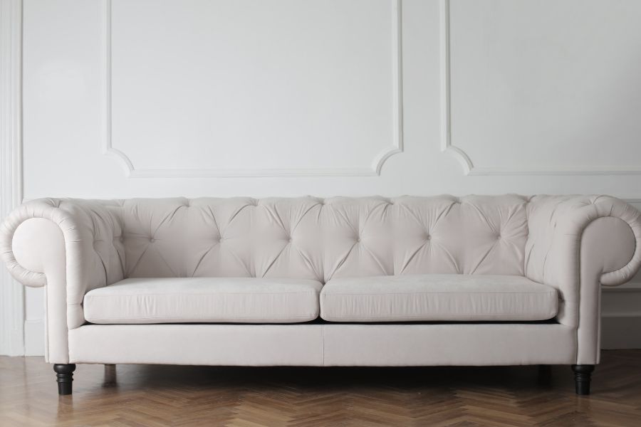 Elegant two-seater Cindy Crawford sofa