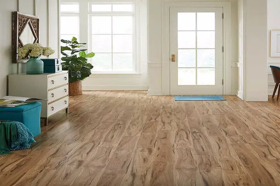 House with Costco laminate flooring