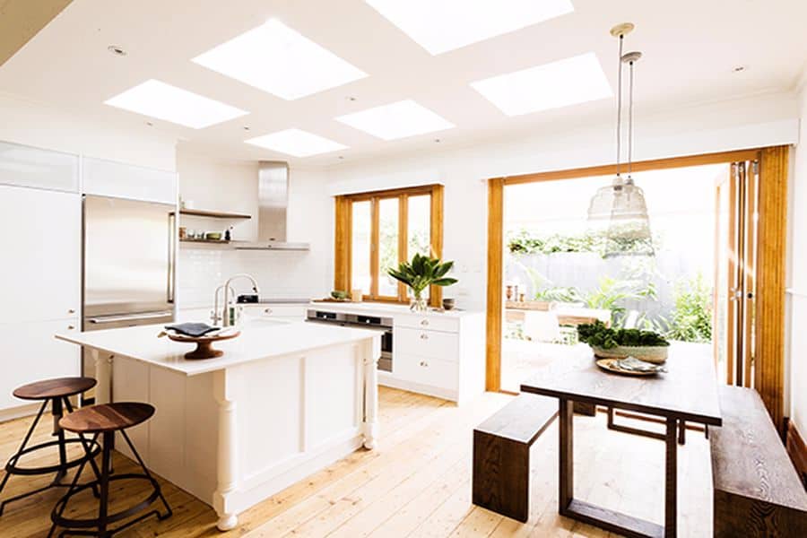 Wooden themed kitchen