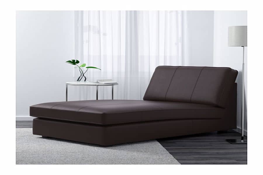 Kivik leather sofa bed