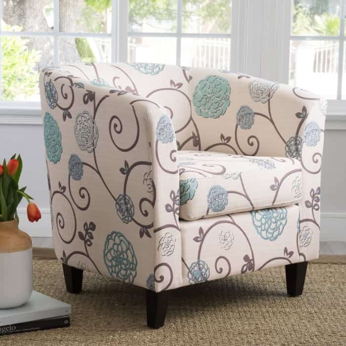 Pier 1 floral club chair