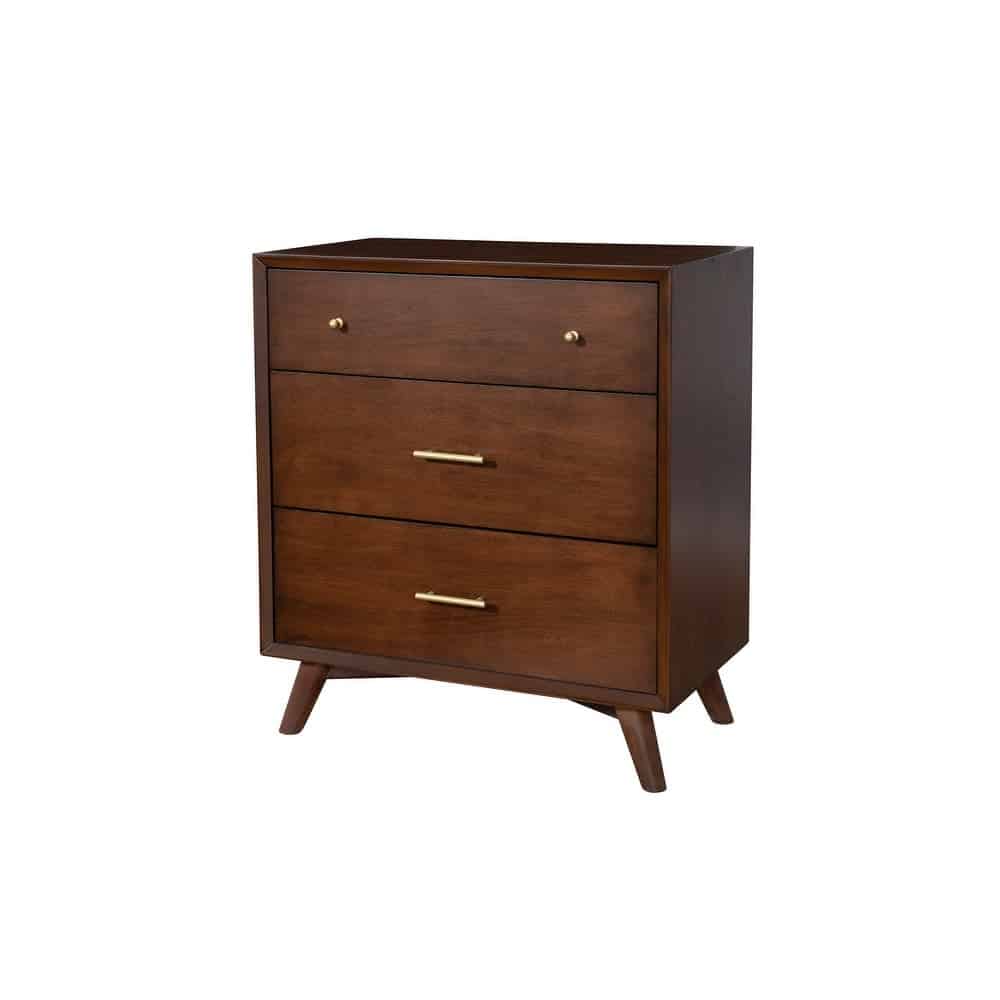 Pier 1 flynn mid century wood 3 drawer accent