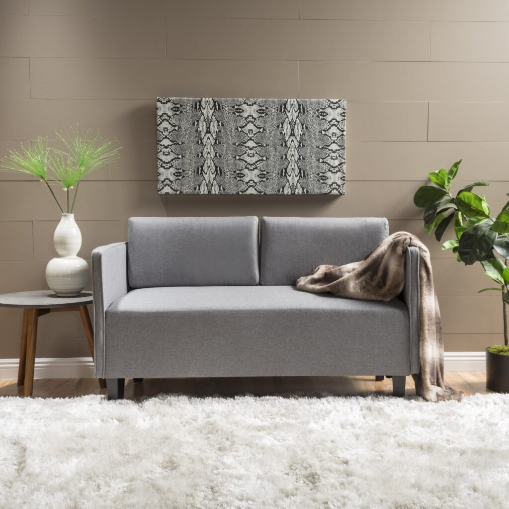 Pier 1 Winston gray loveseat