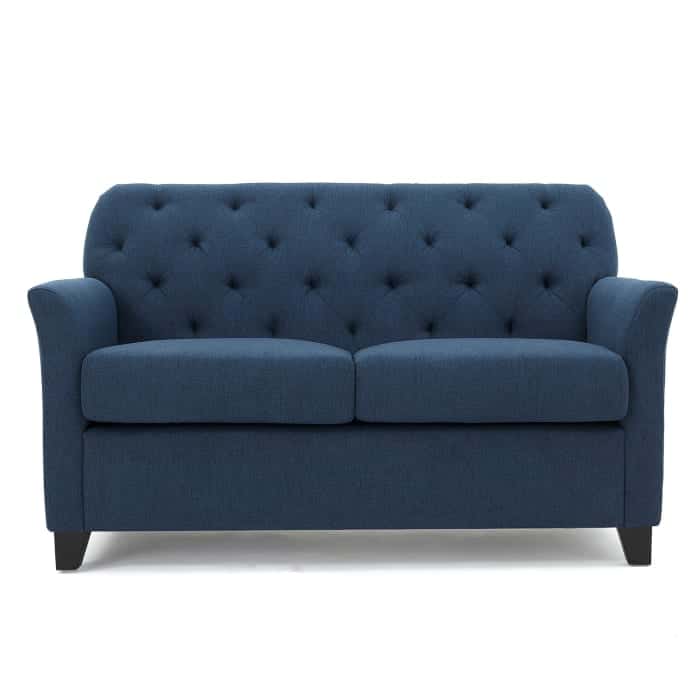 Pier 1 navy loveseat