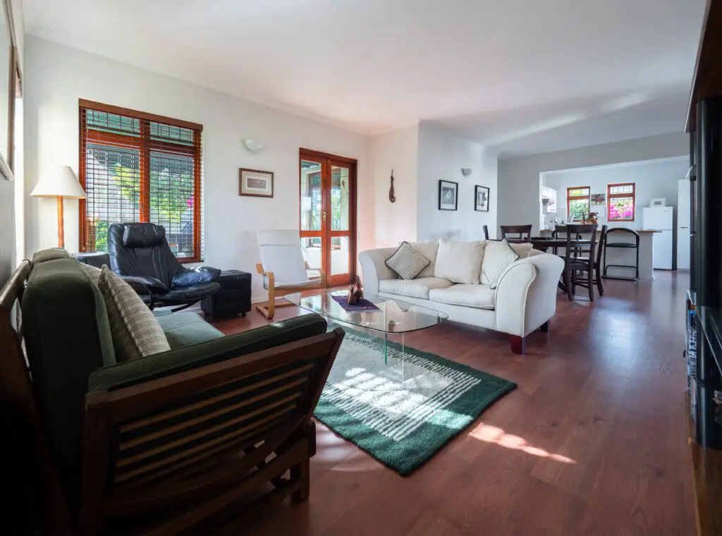 Living room with two sofas