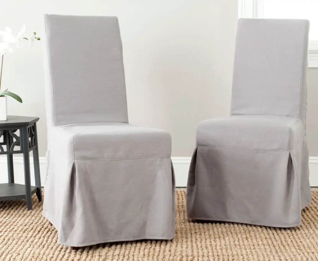 Pier 1 Levi Linen Set Of 2 Slipcover Chairs