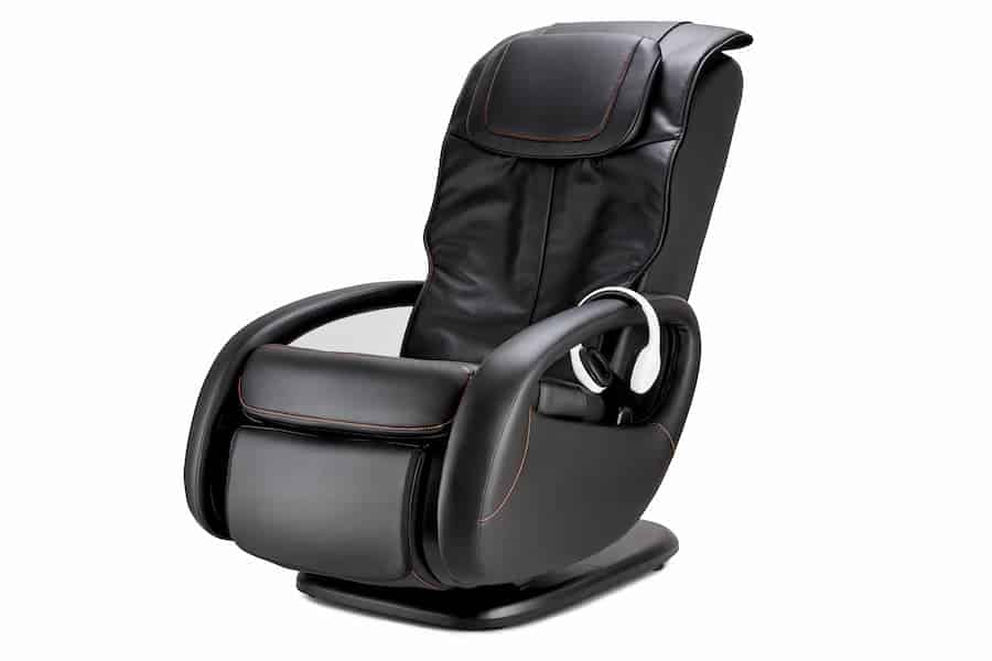 Minimalist black recliner chair