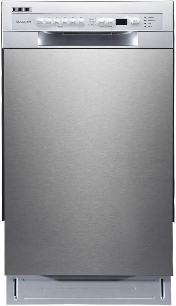 EdgeStar 18 Inch Wide Built-In Dishwasher