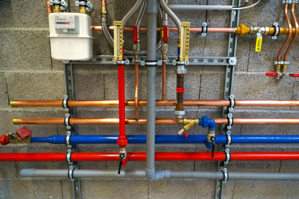 PEX pipes for plumbing
